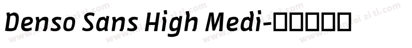 Denso Sans High Medi字体转换